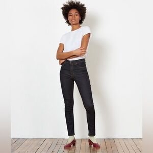6397 Women High Jean Denim Jean, New Rinse, Size 30
